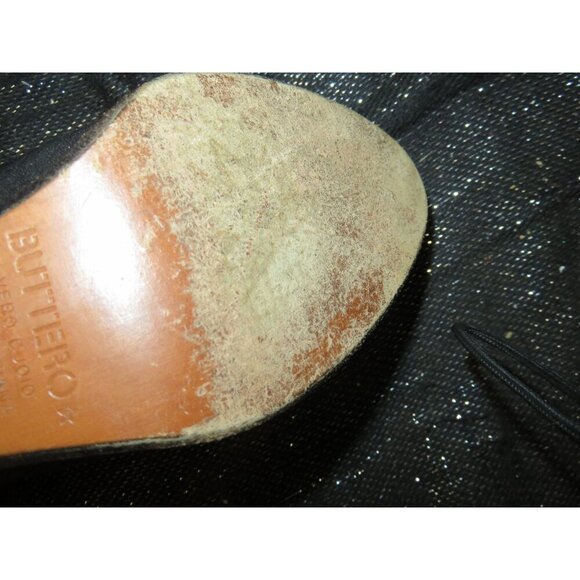 Buttero Italian Leather Rhinestone Embellished Western cowboy boots sz 37 US 7 - Picture 14 of 16